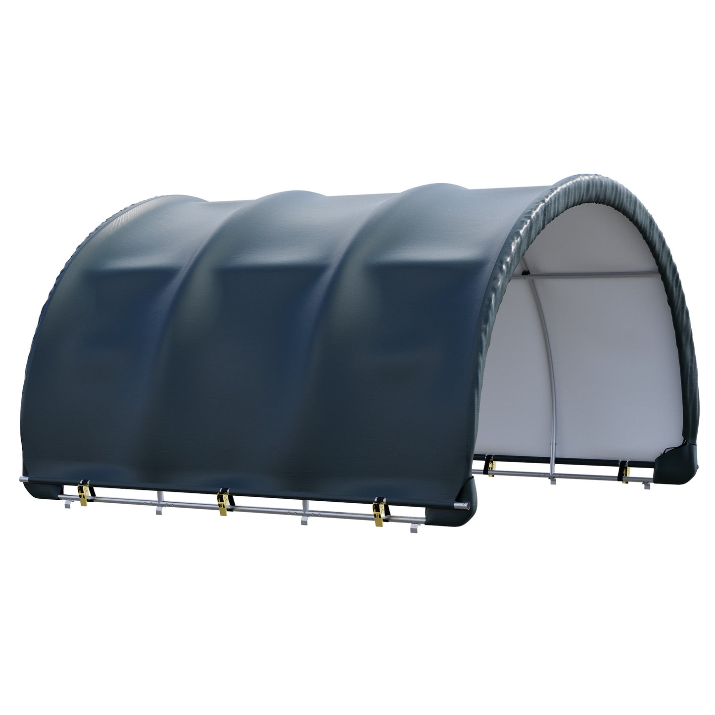 NETAJE 10' x 10' Heavy Duty Corral Shelter and Horse Shelter, Waterproof Steel Frame Livestock Shelter
